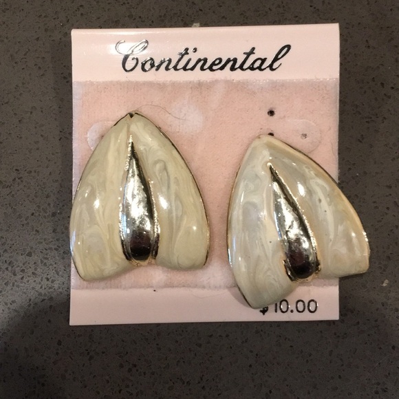 NWT 1980s vintage earrings - Picture 4 of 4